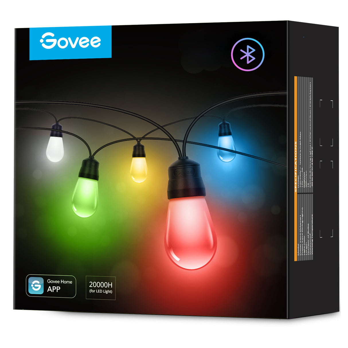 Govee RGBIC Warm White Wi-Fi & Bluetooth Smart Outdoor String Lights ( –  Govee South Africa