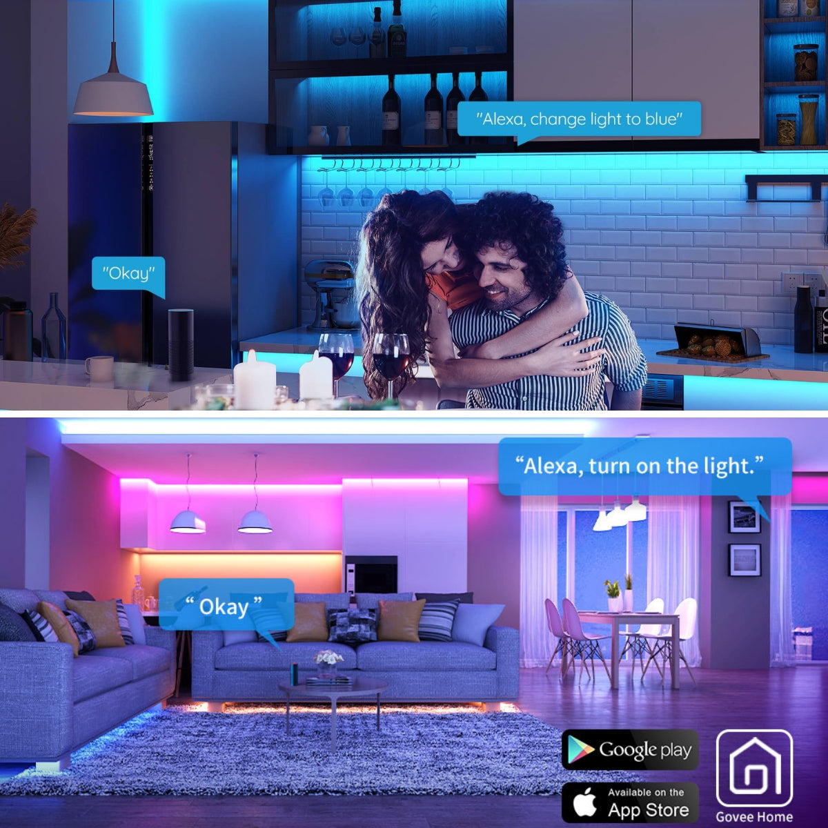 Govee RGBIC Basic Wi-Fi + Bluetooth LED Strip Lights - Smart Indoor Li –  Govee South Africa