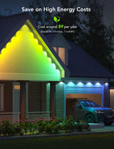 Govee Permanent Outdoor Lights (30m) - Smart IP67 RGBIC Outdoor Lights - UNBOXED DEAL