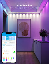 Govee RGBIC String Downlights - Smart RGBIC Ambient Wall/Ceiling Light - UNBOXED DEAL