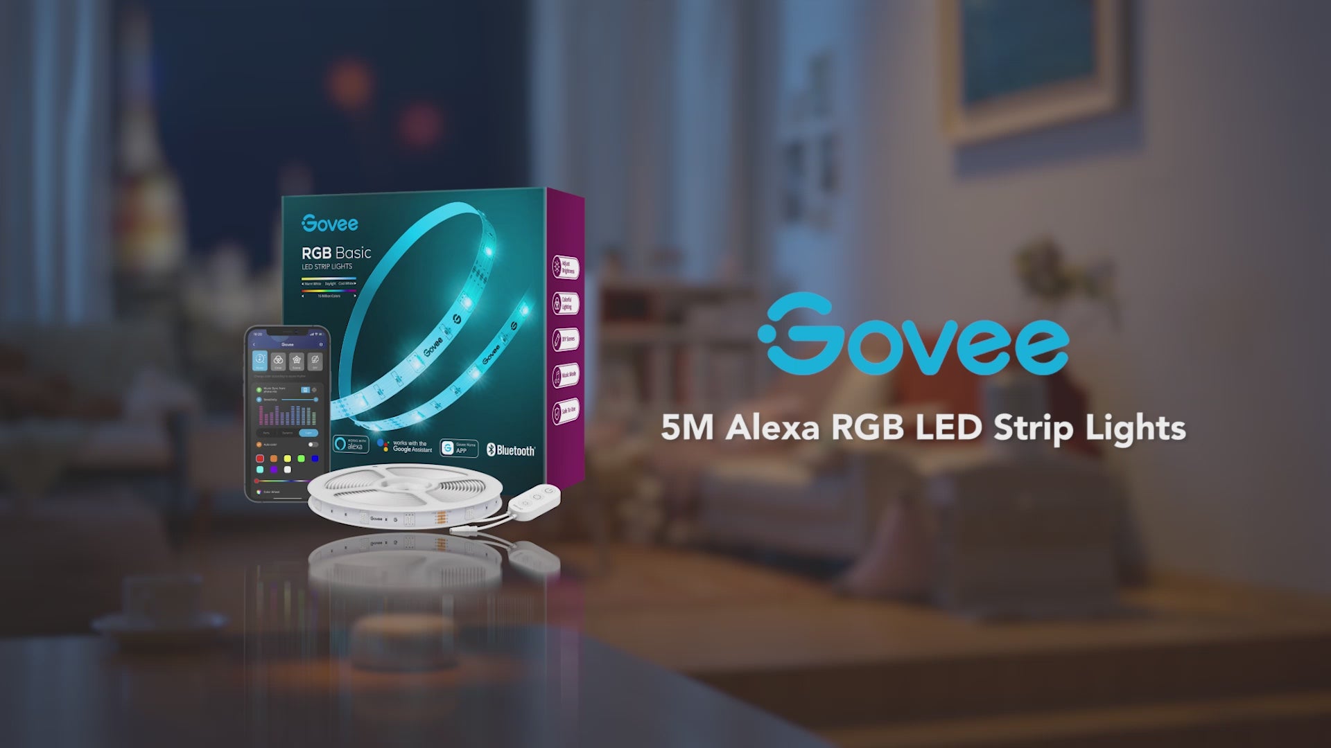 Govee alexa store led strip lights